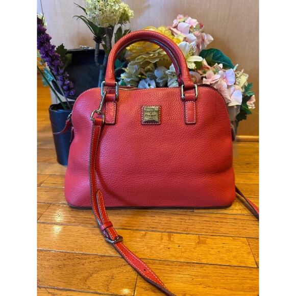 dooney and bourke Handbags - AS IS DOONEY AND BOURKE MADELINE PEBBLE LEATHER ZIP AROUND TOTE BAG (pu1100